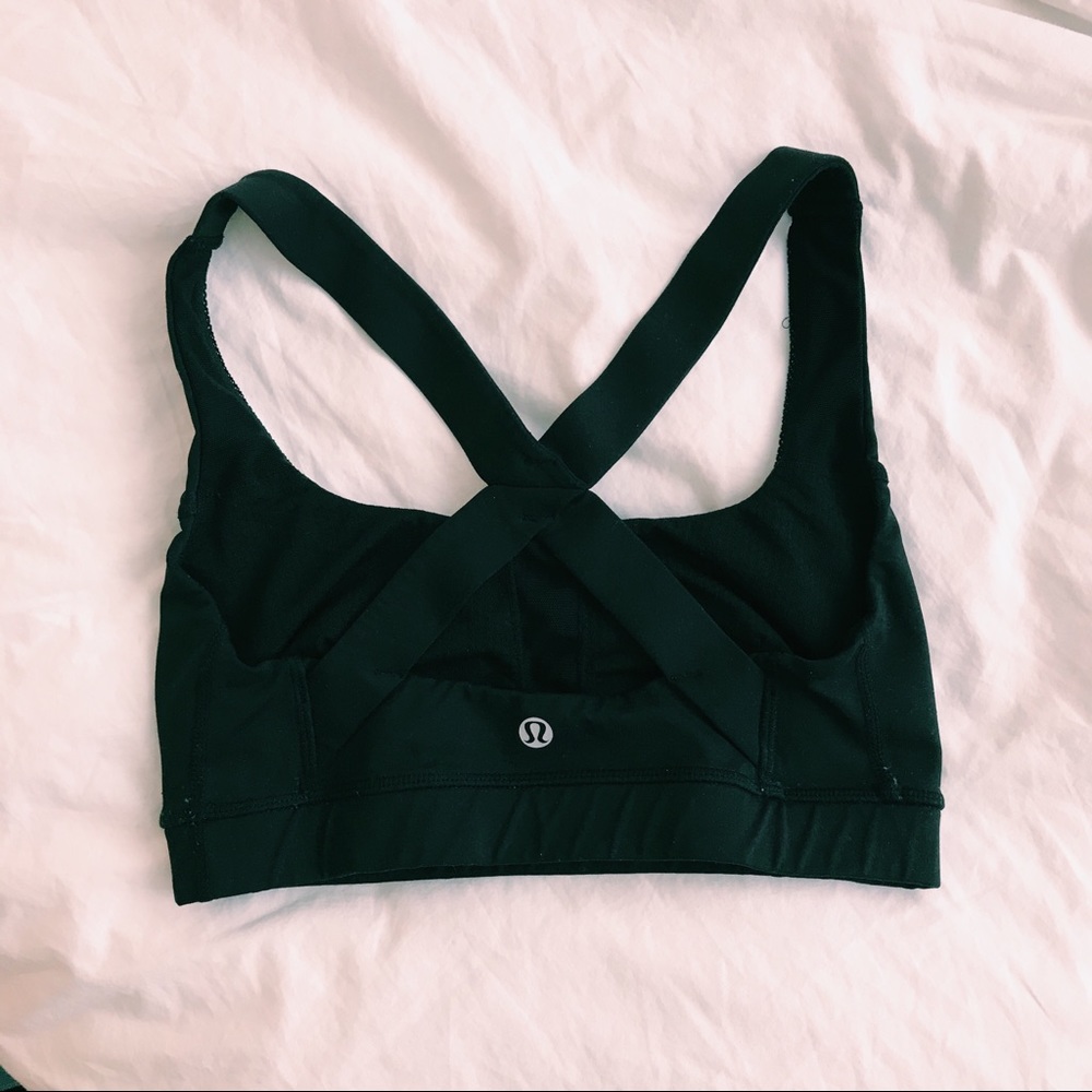 Black LuluLemon Sports Bra - Size 2